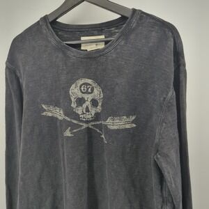 Denim & Supply Ralph Lauren Mens Large Skull 67 Arrow Long Sleeve Shirt Pullover